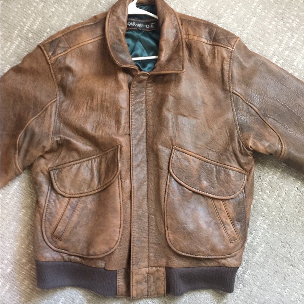 Vintage WEAR ME OUT Lambskin Leather bomber